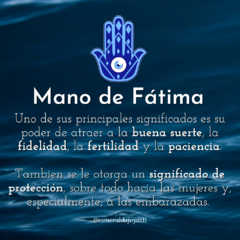 Conjunto Mano Fátima Ojo Turco - comprar online