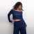 CONJUNTO BORBOTONES azul - comprar online