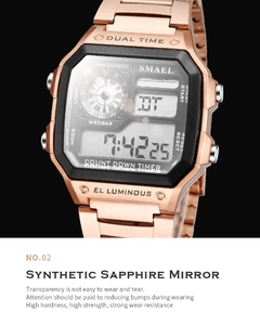 Relógio Masculino SMAEL À Prova D´ Água Aço Inoxidável S1818 - buy online