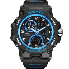 Relógio Militar Esporte masculino SMAEL 8011 à prova d´ água - loja online