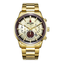 Relógio Luxo Unissex À Prova D' Água REWARD 81005 Casual