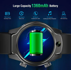 Smartwatch Rogbid brave 4g Relogio Inteligente gps 3 gb 32 Câmera dupla 8mp wifi ip68 à prova d'água - comprar online
