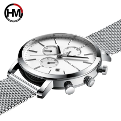 Relógio Multifuncional Hannah Martin HM-109 Pulseira de Malha de aço Inoxidável - comprar online