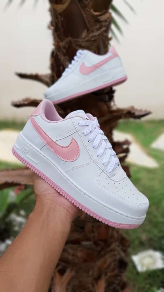 air force blanco con rosa