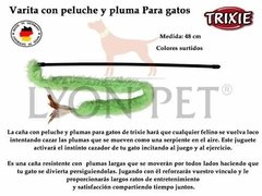 Varita Con Peluche Y Pluma Para Gatos Trixie - comprar online
