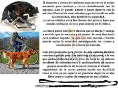 Correa Cinturón Manos Libres Canicross Trekking Perros - LYONPET