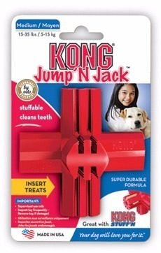 Kong Jump´n Jack Medium Cuidado Dental Y Rebote Impredecible - comprar online