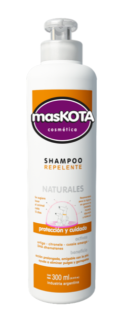 Shampoo Repelente Natural Perros Profesional Maskota 5lts