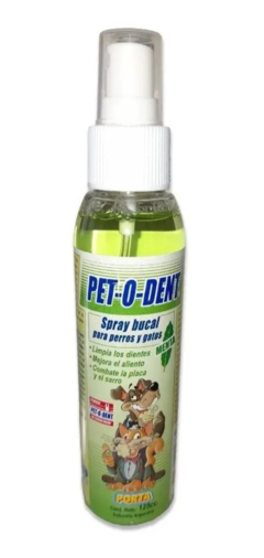 Spray Bucal Dental Perros Y Gatos Pet O Dent Porta Menta