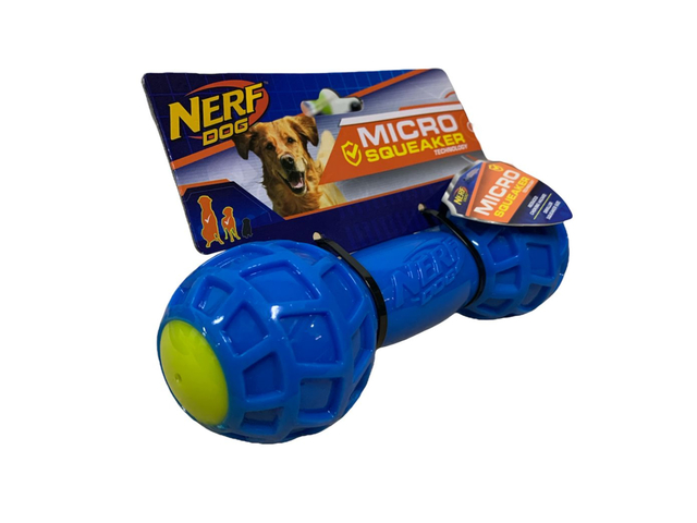 Nerf Dog Juguete Pesa Micro Barbell Para Perros