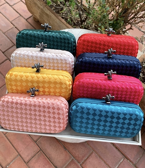 clutch verde esmeralda