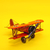 Avião de Metal Decorativo Vermelho Médio 9x21x20 - Tuberias Comércio | Loja de Decoração, Presentes e Jardim