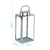 Lanterna Marroquina Metal Prata Moderna Grande 39cm Altura - comprar online