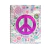 CUADERNO 16X21 ESPIRAL TAPA DURA 80 HJS. PEACE