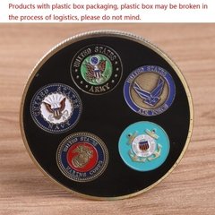 Moeda Comemorativa Militar das Forças Armadas Americanas - loja online