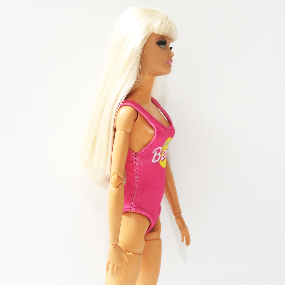 Body / Swimsuit Pink Barbie Print - Buy in Bella Doll