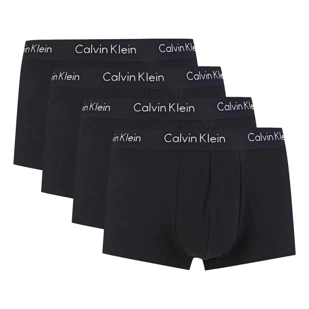 Kit c/4 Cuecas Calvin Klein Low Rise Trunk Cotton