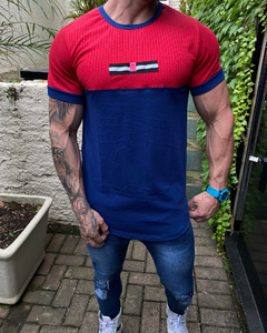 camiseta ferrari azul