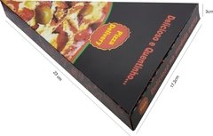 Imagem do 1000 pçs Embalagem Pizza Pedaço Delivery - Linha Black