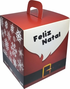 100 Pçs Caixa Embalagem Panetone / Chocotone 500g Natal Papai Noel