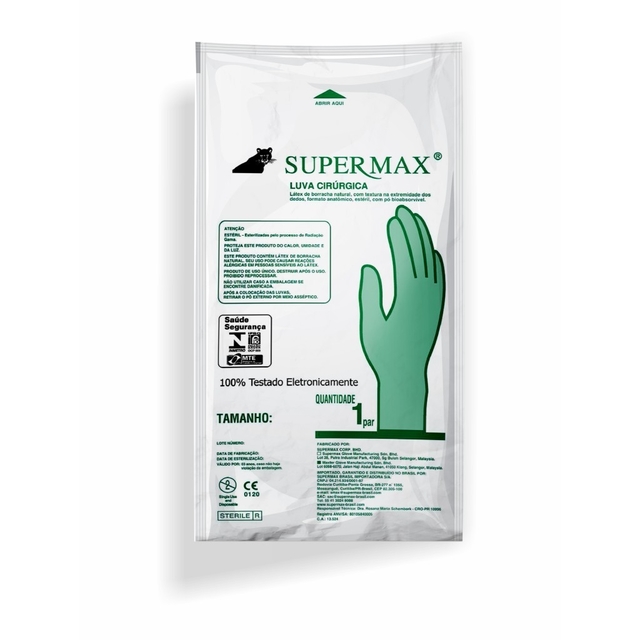 Luva Cirúrgica Estéril | Supermax