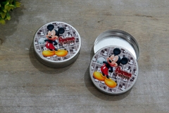 Kit 10 latinhas Mickey Mouse lembrancinha tema Mickey personalizada - Festinha Legal
