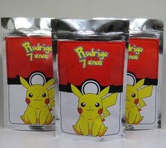 10 saquinhos metalizados sacolinhas surpresa Pikachu Pokemon na internet