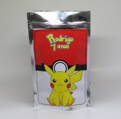 10 saquinhos metalizados sacolinhas surpresa Pikachu Pokemon - comprar online