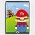 Cuadro Mario Bros Arcade Deco Gamer Series 30x40 Slim