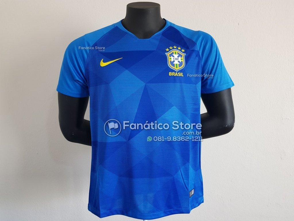 camisa do brasil 2018 azul