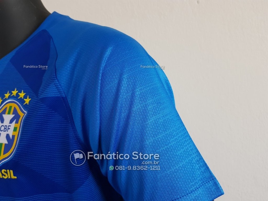 camisa do brasil 2018 azul