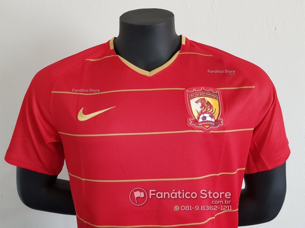 Warehouse footsteps Samuel Camisa Guangzhou Evergrande 2018/19 - Uniforme I Warehouse footsteps Samuel Camisa Guangzhou Evergrande 2018/19 - Uniforme I