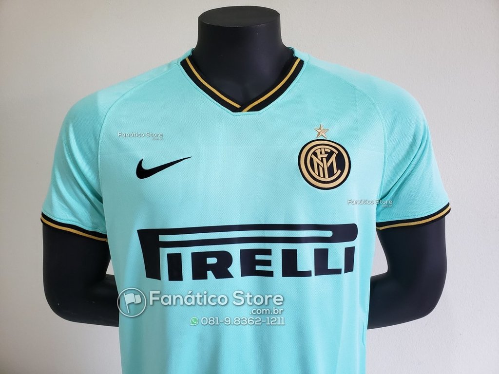 camisa da inter de milão azul claro