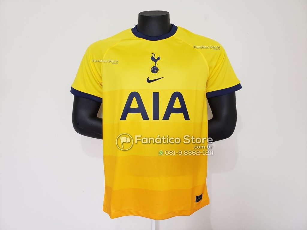 camisa amarela tottenham