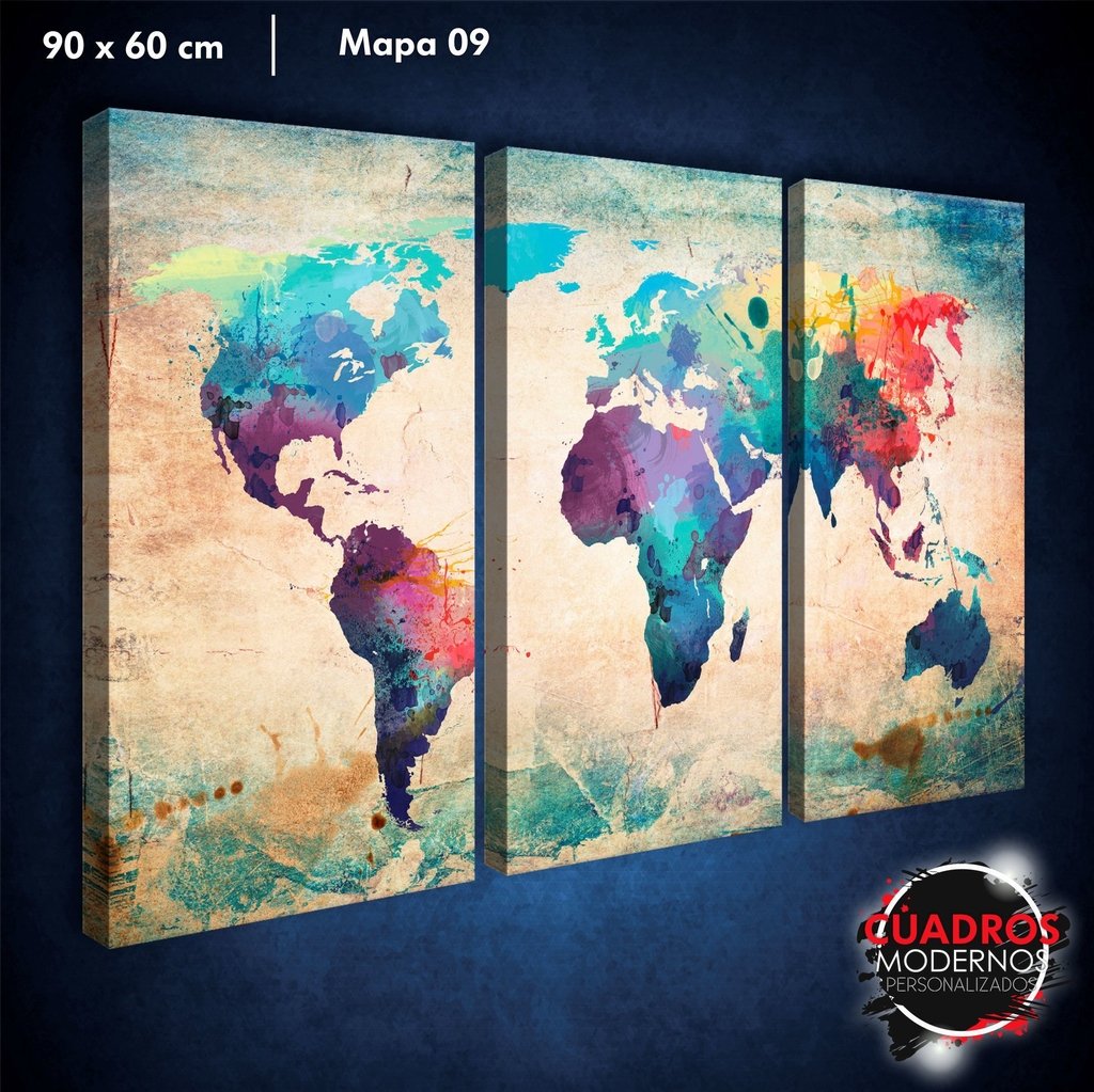 Cuadros Modernos Mapamundi Worldmap Planisferio A Eleccion 12650 En Porn Sex Picture 2503