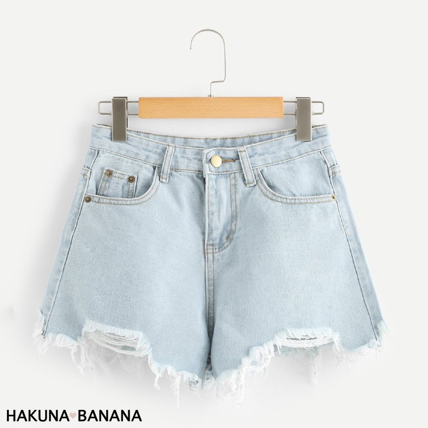 shorts altos de jean