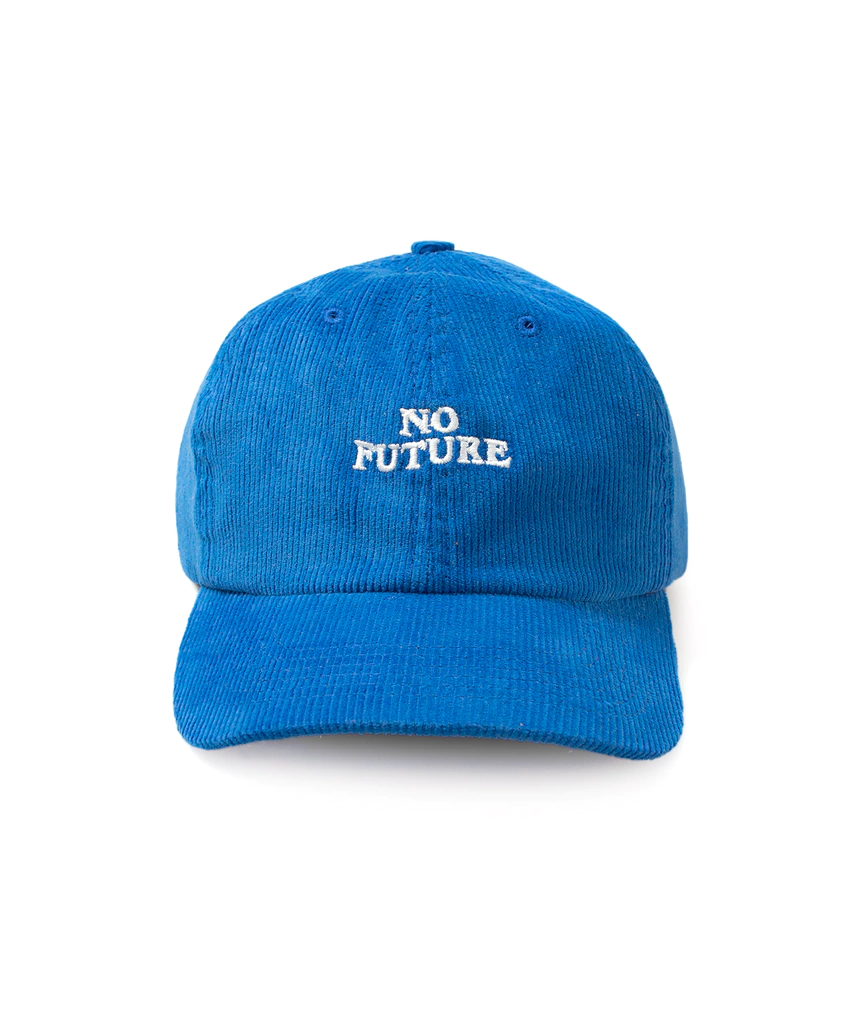 Boné Logo Veludo Cotelê Azul