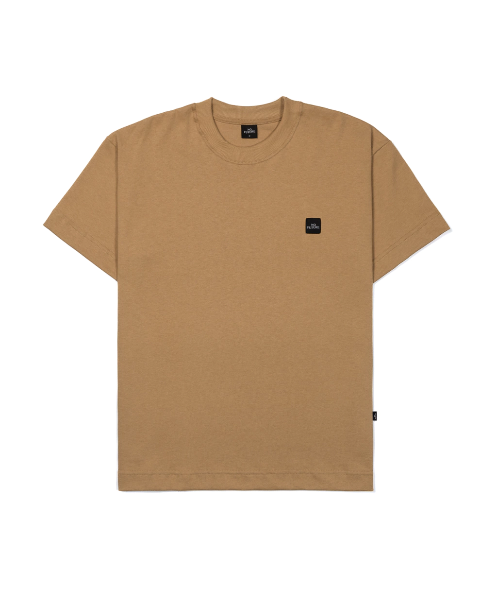 Camiseta Heavy Boxy Bege