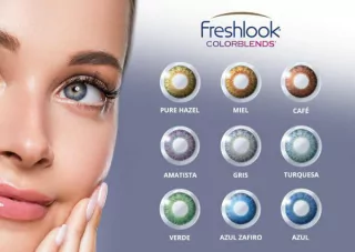 Lentes de Contacto con Color y Graduación Fresh Look Colors Blends