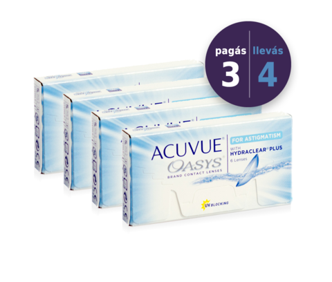 Acuvue Oasys para Astigmatismo x 4 cajas (x 24 lentes) Promo Invierno - comprar online