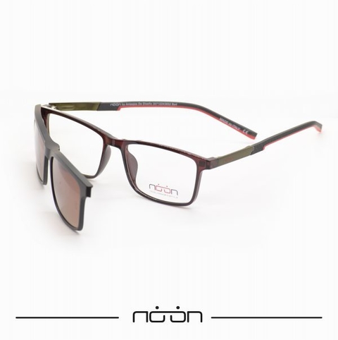 NOON UCV-P04 ROSSO CLIP-ON + CLEAR BLUE