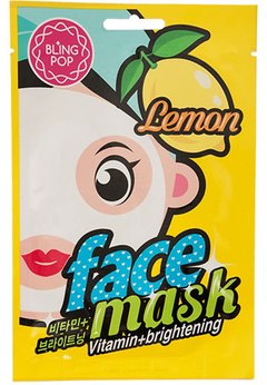 Máscara facial con extracto de limón
