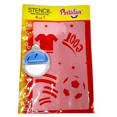 Pintafan Kit Stencil 4 en 1 + Pouch - comprar online