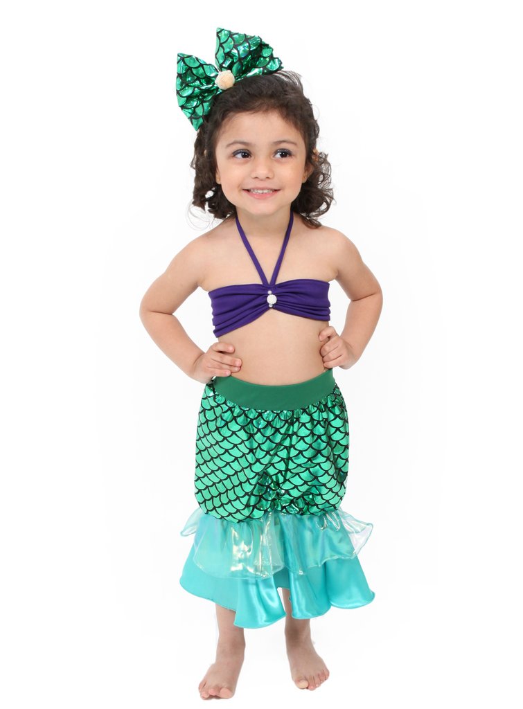 Fantasia Luxo Pequena Sereia (com tiara) (infantil) R$119,90