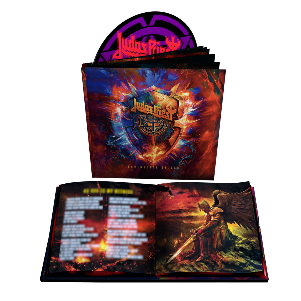 JUDAS PRIEST CD INVINCIBLE SHIELD DELUXE HARDCOVER CD (3 BONUS TRACKS) 2024
