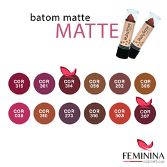 Batom Matte Ruby Rose HB8516