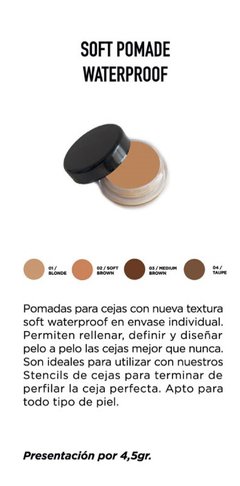 Pomada Gel Para Cejas - A Prueba De Agua - Andrea Pellegrino