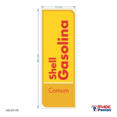 Adesivo Gasolina Comum AID-SH-VB1055-200x70mm