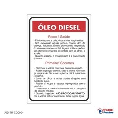 Adesivo de Coluna Óleo Diesel / AID-TR-CO0004