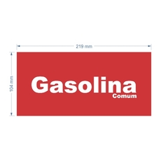 Adesivo De Bomba Gasolina Comum / Tradicional